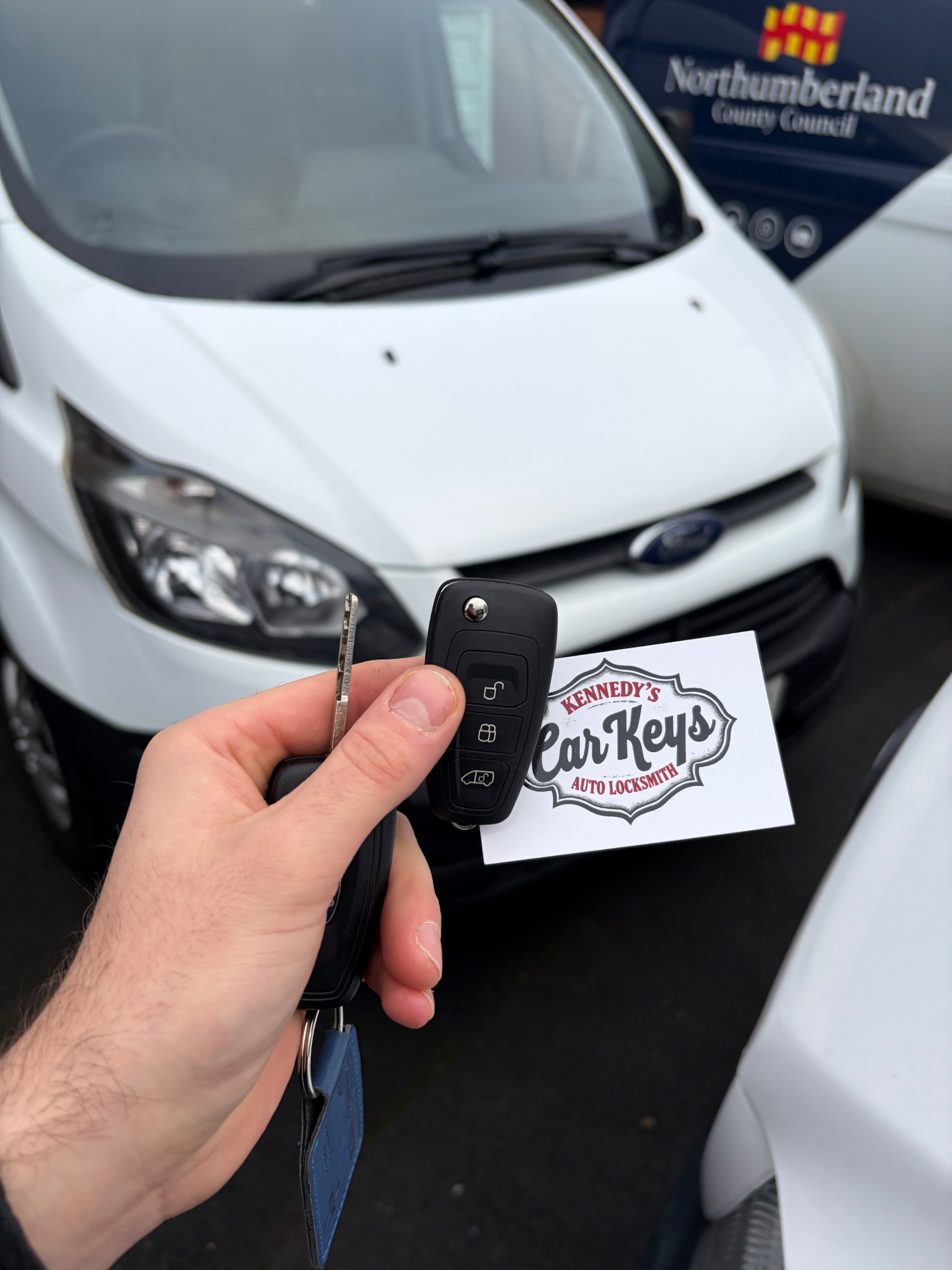 Ford Transit — flip key — Northumberland
